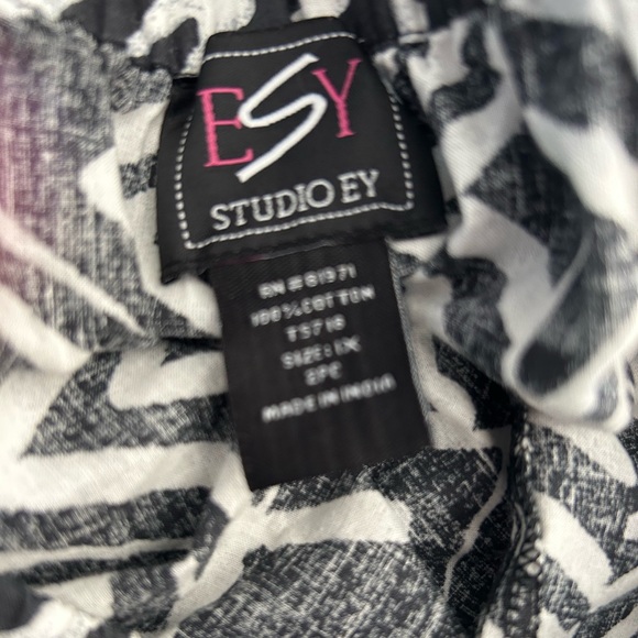 NEW EWSY Studio EY Plus Size Matching 2 Piece Set Kaftan Top & Pants Sz X1 - Picture 8 of 8